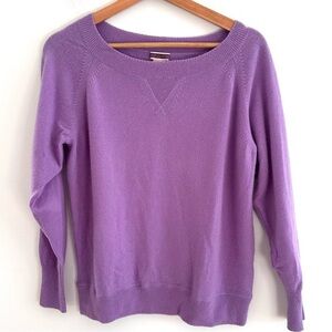 J. Crew Cashmere pastel lilac sweater size XS